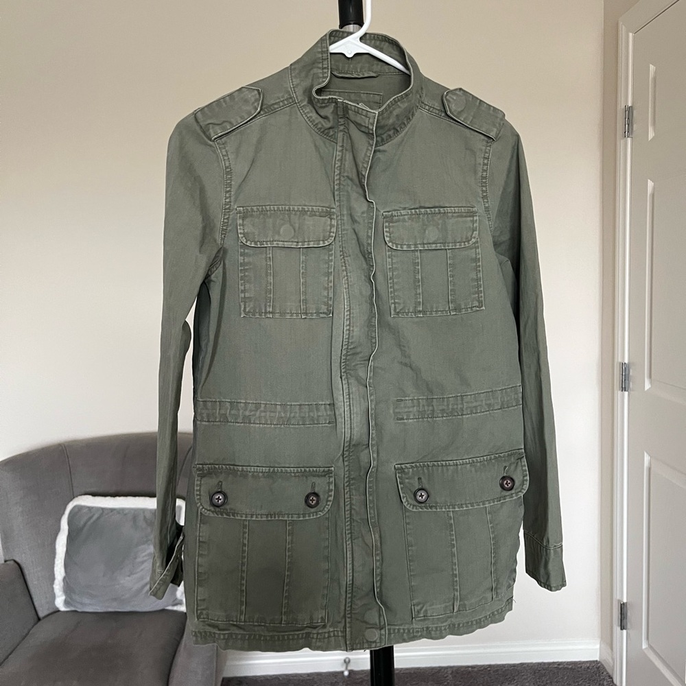 Merona Olive Green Military Jacket